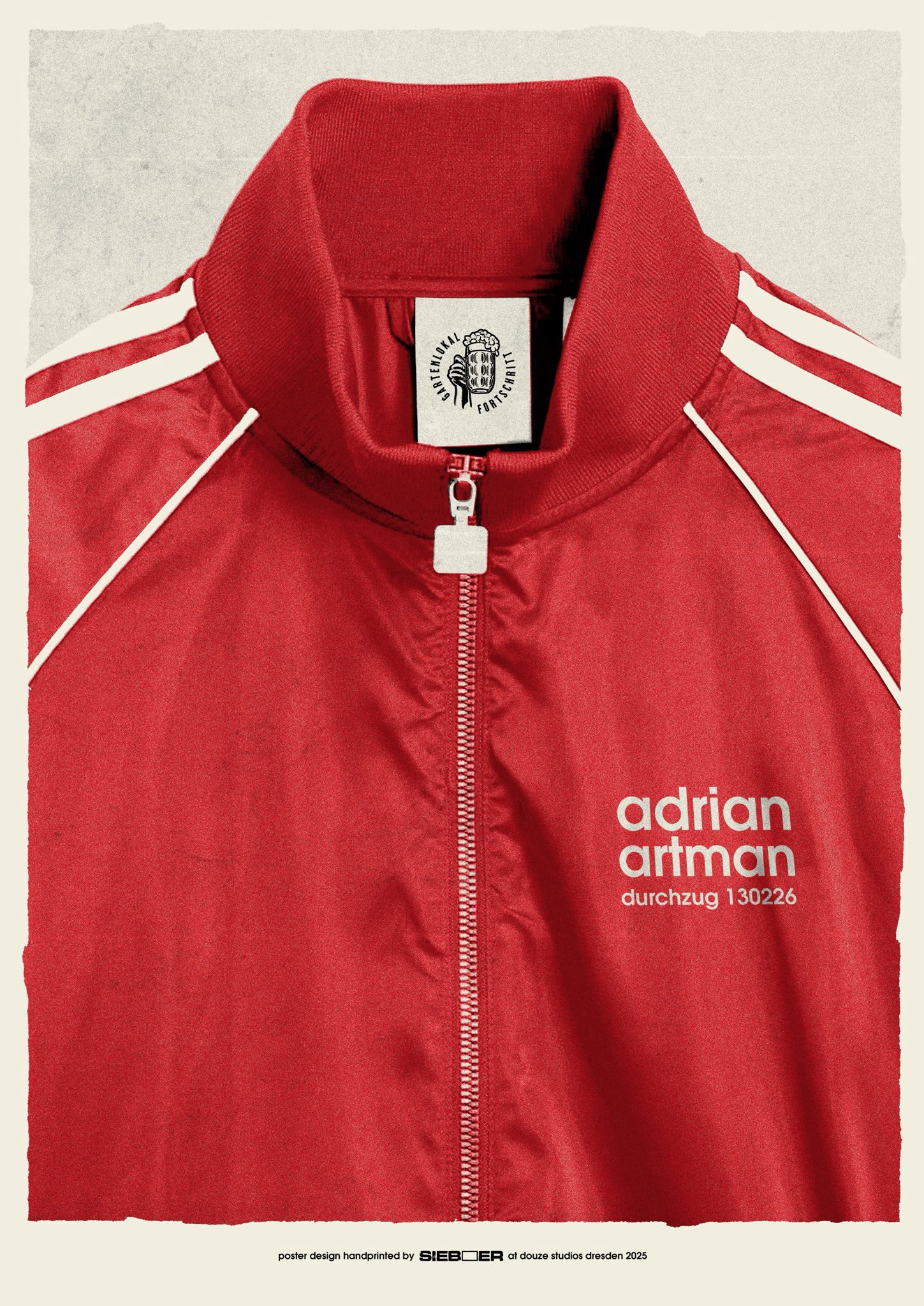 Adrian Artmann - Durchzug - Siebdruck Poster