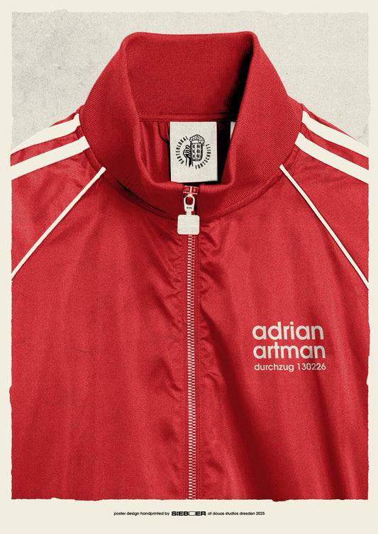 Adrian Artmann - Durchzug - Siebdruck Poster