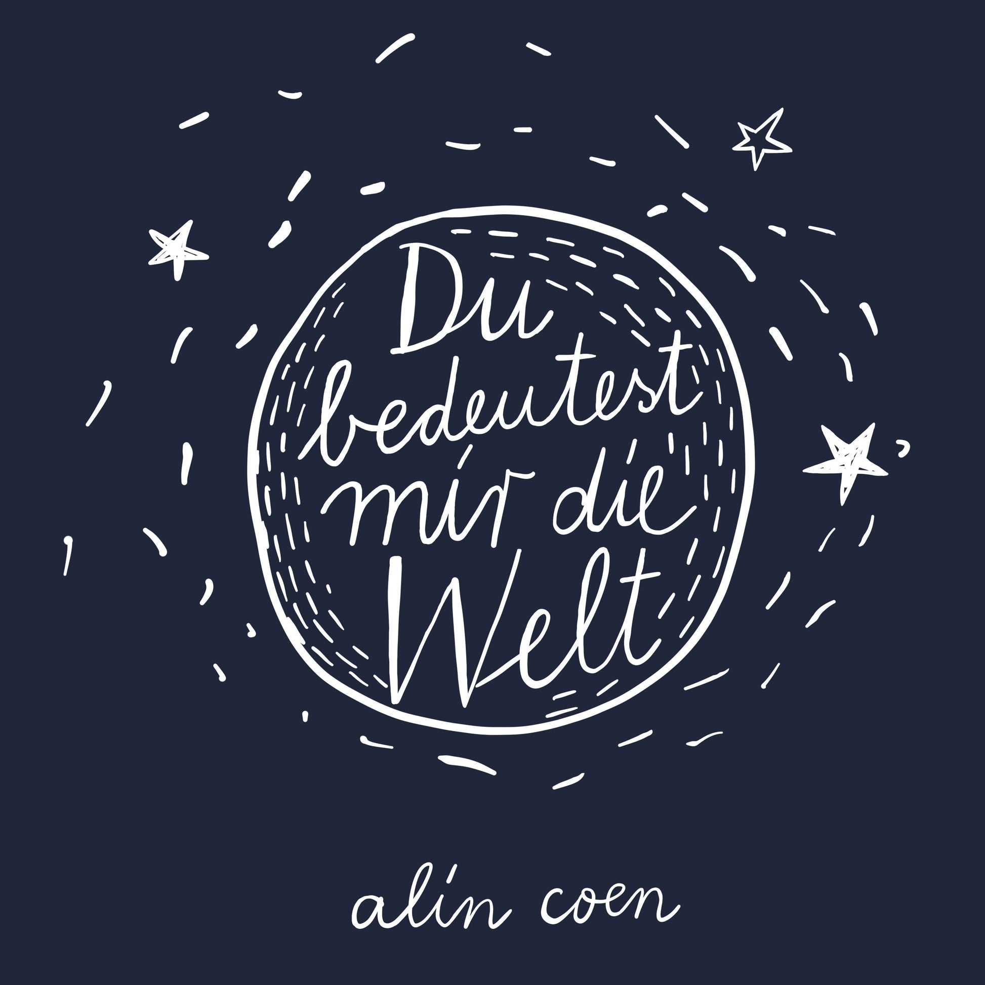 Alin Coen - Du bedeutest mir die Welt - LP + Shirt Frauen + Postkarten Bundle (signiert)