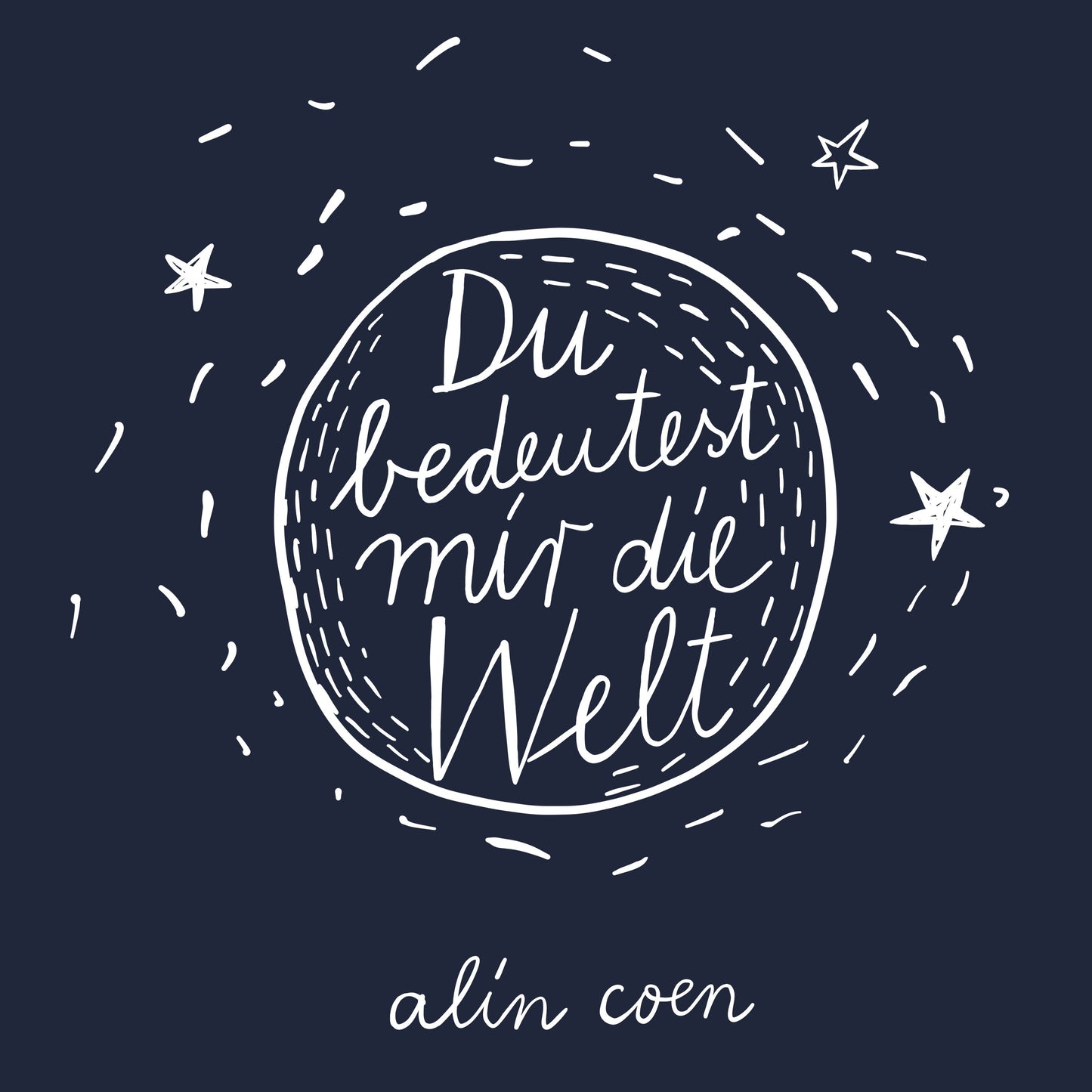 Alin Coen - Du bedeutest mir die Welt - LP + Shirt Männer + Postkarten Bundle (signiert)