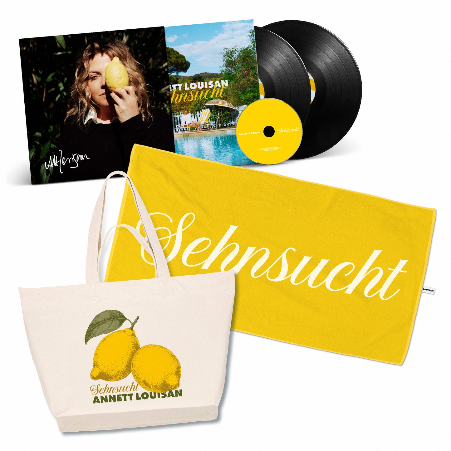 Annett Louisan - Sehnsucht Limited Bonus Edition - Buch + 2 LP + CD Bundle (signiert)