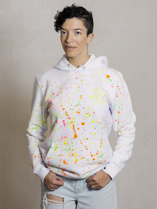 Celina Bostic - Nie wieder leise - Hoodie Unisex (Neon Splatter)