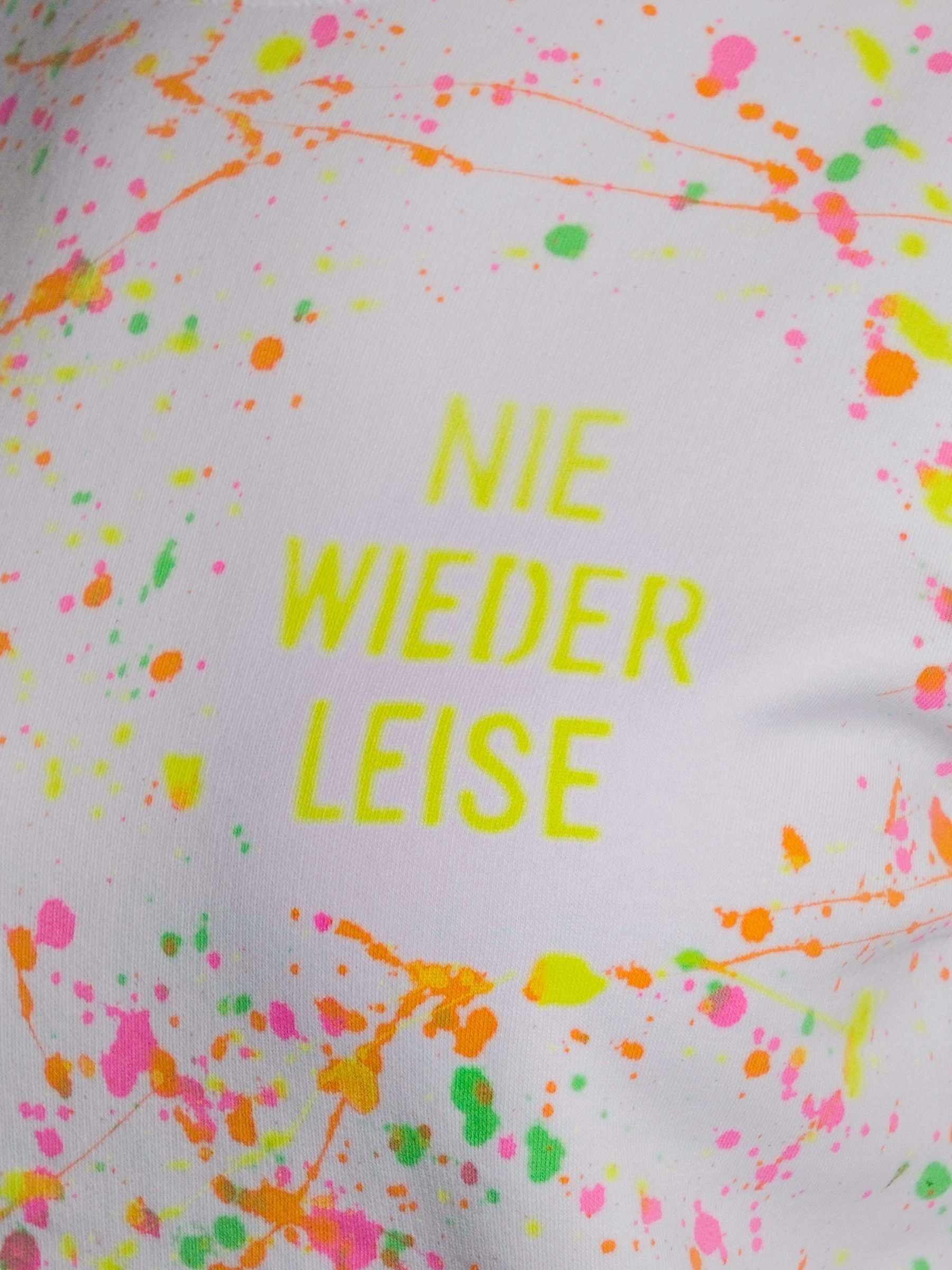 Celina Bostic - Nie wieder leise - Sweatshirt Unisex (Neon Splatter)