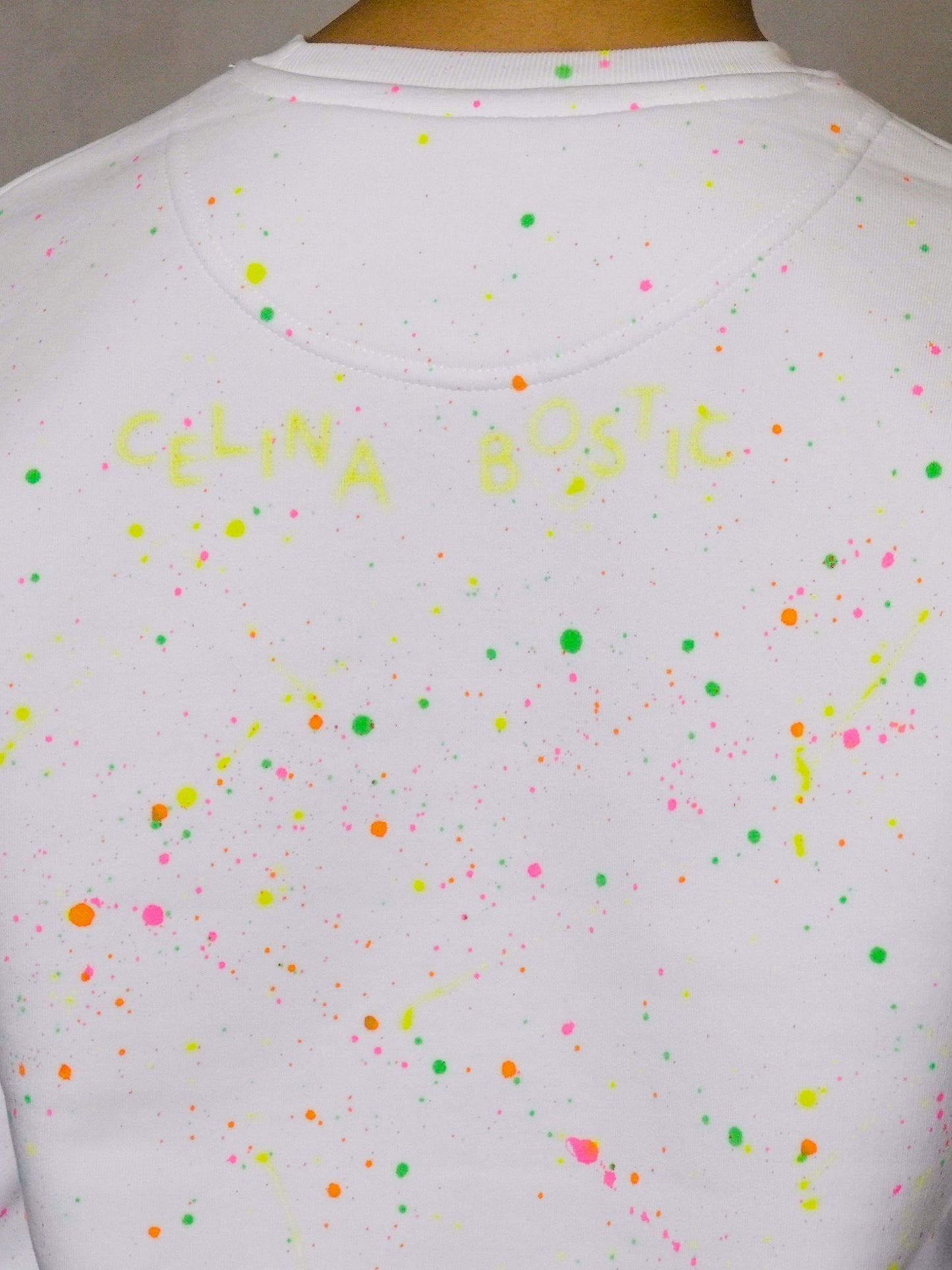 Celina Bostic - Nie wieder leise - Sweatshirt Unisex (Neon Splatter)