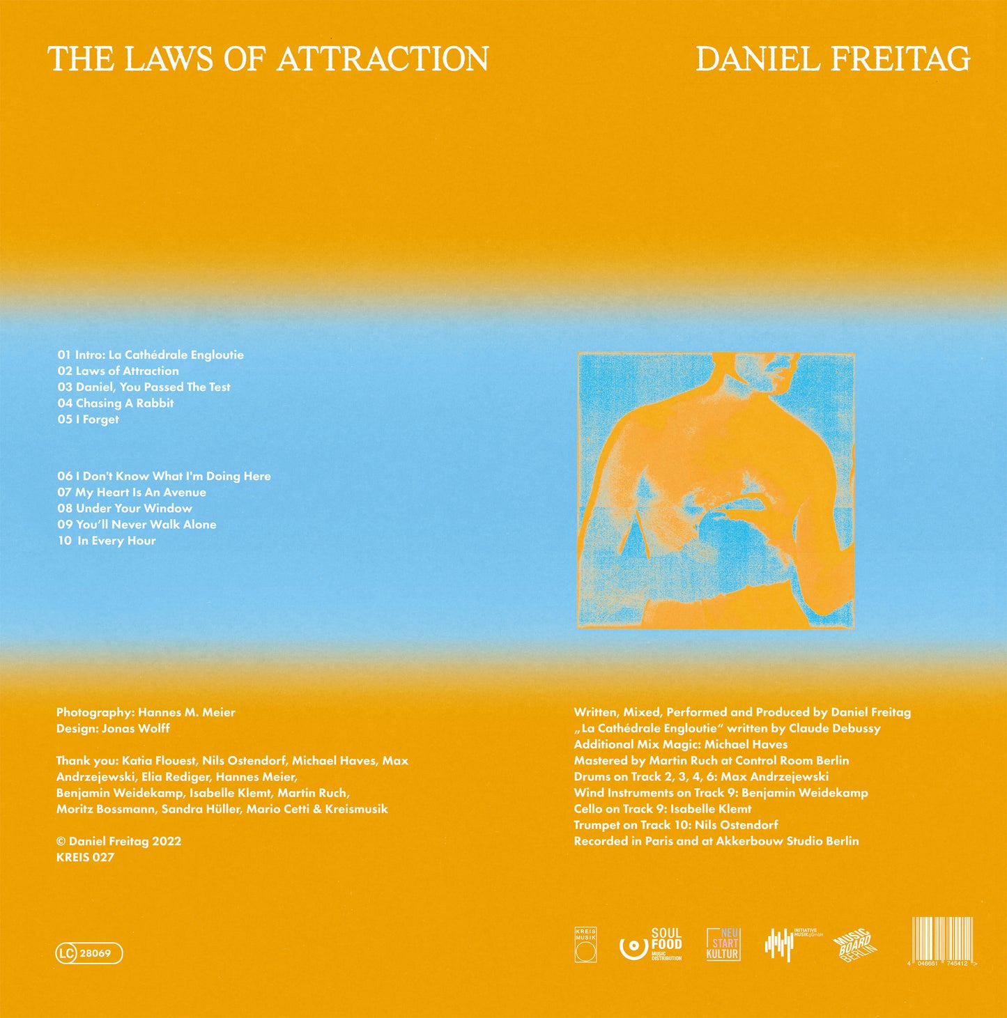 Daniel Freitag - The Laws Of Attraction - Vinyl LP