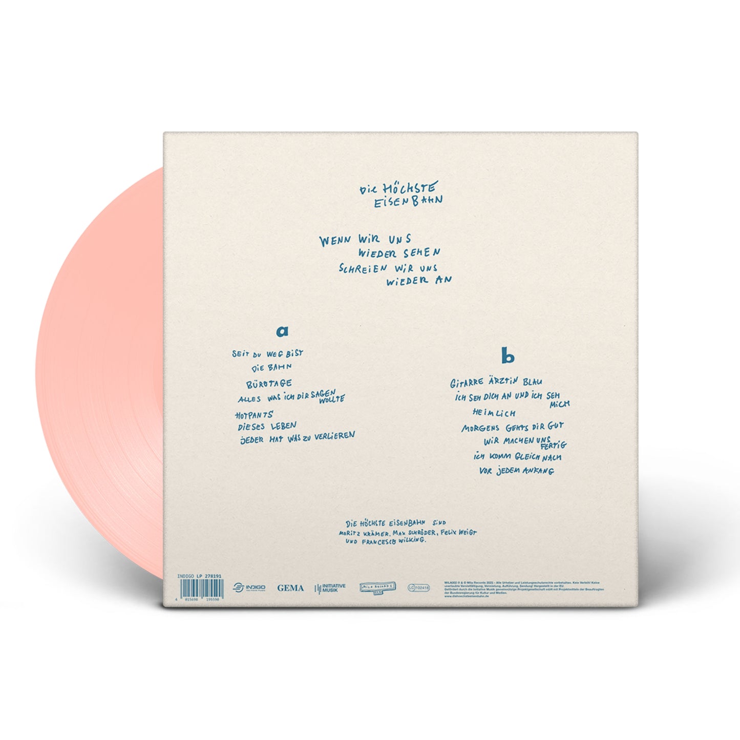 Die Höchste Eisenbahn - Wenn wir uns wieder sehen schreien wir uns wieder an - Vinyl LP (Deluxe Edition)