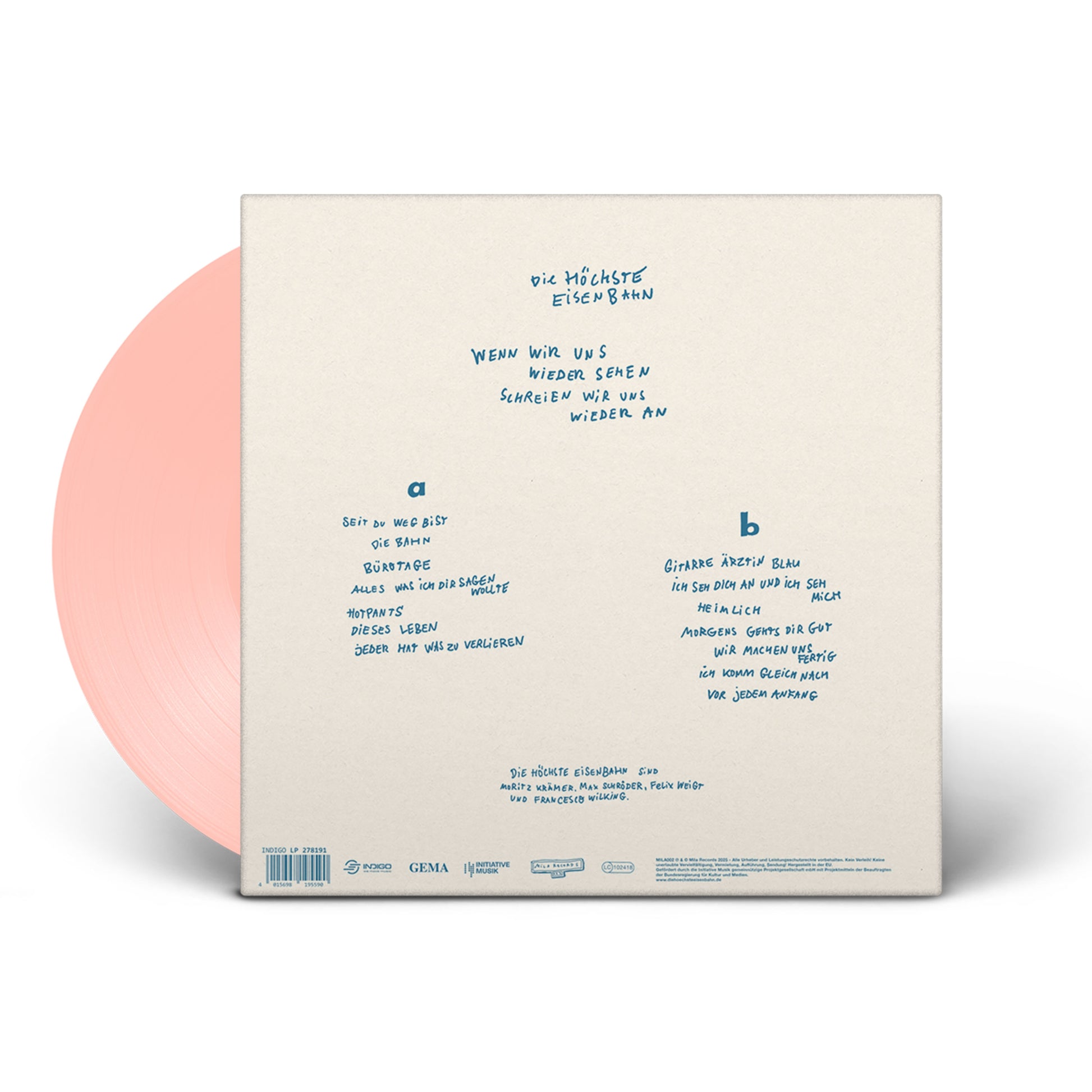 Die Höchste Eisenbahn - Wenn wir uns wieder sehen schreien wir uns wieder an - Vinyl LP (Deluxe Edition)