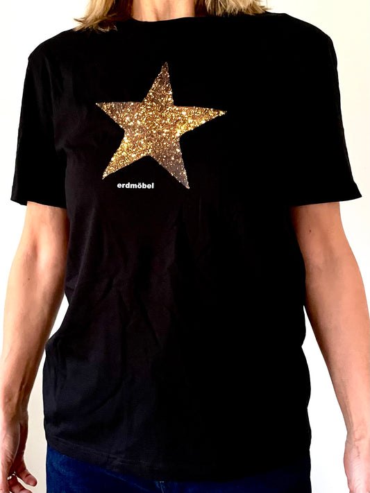 Erdmöbel - Goldner Stern - Shirt Unisex