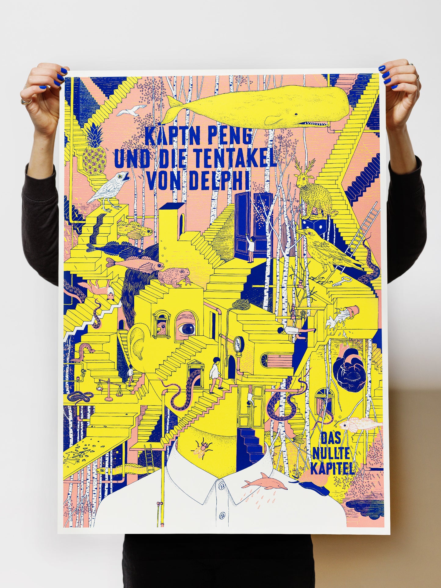 Käptn Peng & Die Tentakel von Delphi - Das nullte Kapitel - Siebdruck Poster