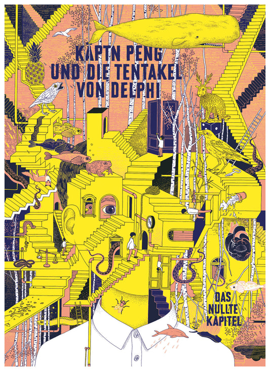 Käptn Peng & Die Tentakel von Delphi - Das nullte Kapitel - Siebdruck Poster