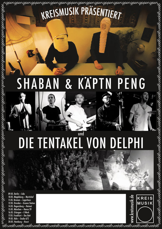 Käptn Peng & Die Tentakel von Delphi - Tourposter 2012 - Poster