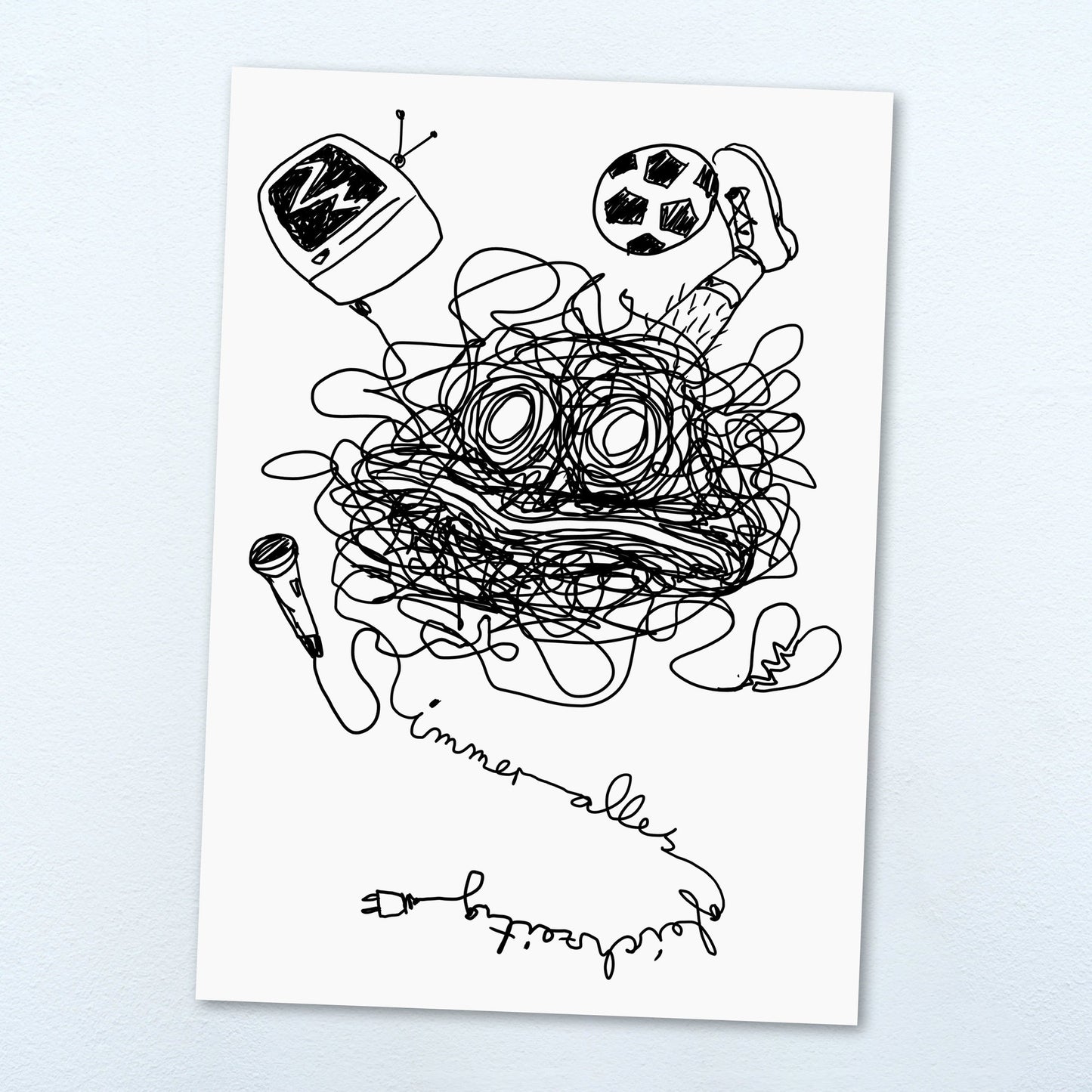 Kapa Tult - Immer alles gleichzeitig - LP + Shirt + Postkarten Bundle (individuell signiert)