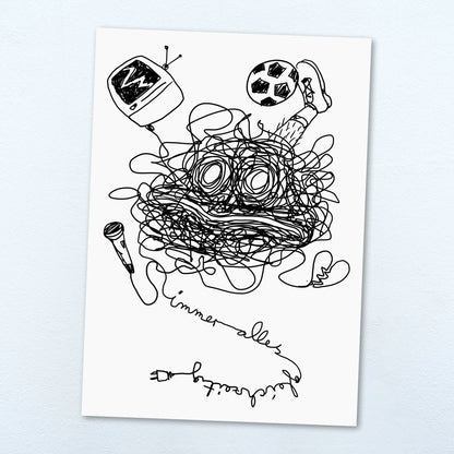 Kapa Tult - Immer alles gleichzeitig - CD + Shirt + Postkarten Bundle (individuell signiert)