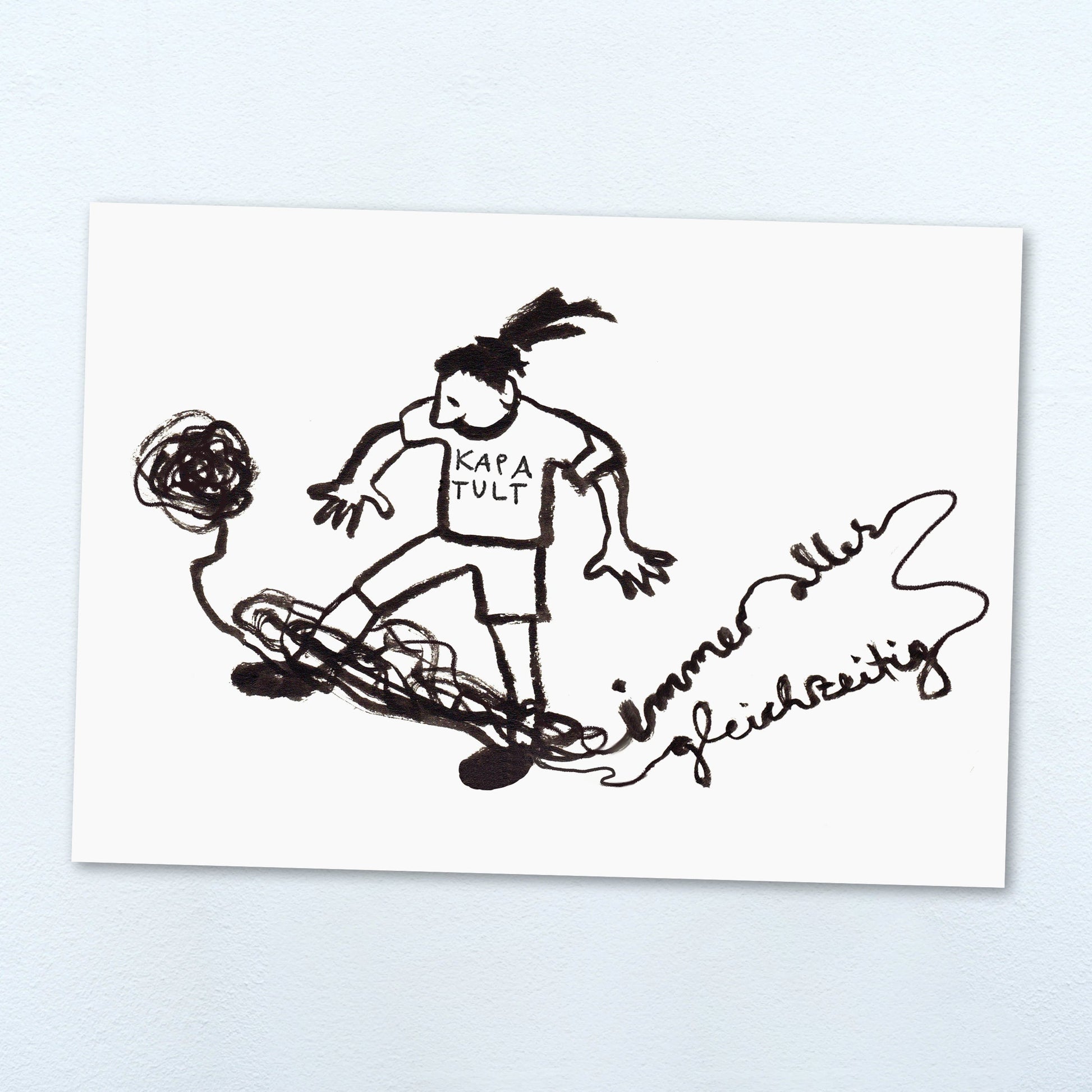 Kapa Tult - Immer alles gleichzeitig - LP + Shirt + Postkarten Bundle (individuell signiert)