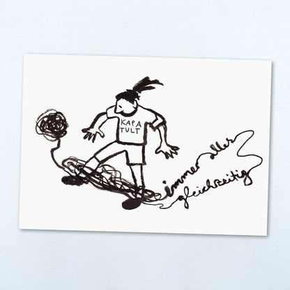 Kapa Tult - Immer alles gleichzeitig - LP + Shirt + Postkarten Bundle (individuell signiert)