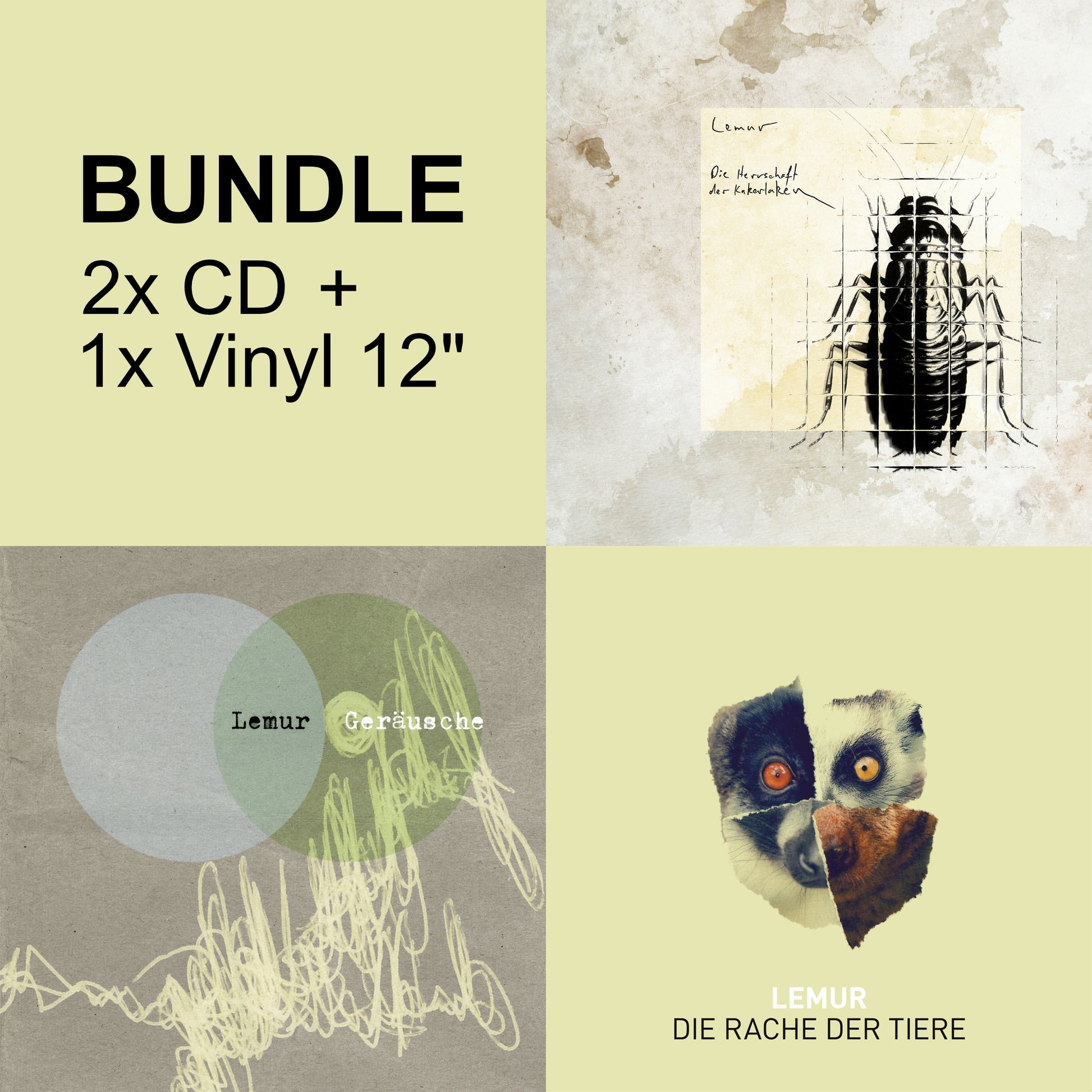 Lemur - Kakerlaken, Tiere & Geräusche - Spezial Bundle