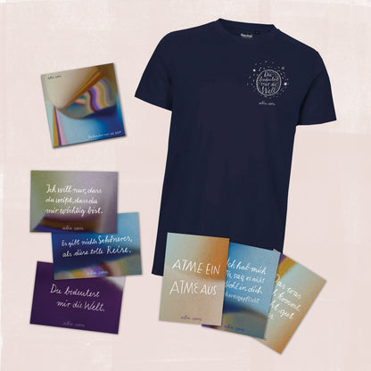 Alin Coen - Du bedeutest mir die Welt - CD + Shirt Männer + Postkarten Bundle (signiert)