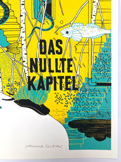 Käptn Peng & Die Tentakel von Delphi - Das nullte Kapitel - Siebdruck Poster