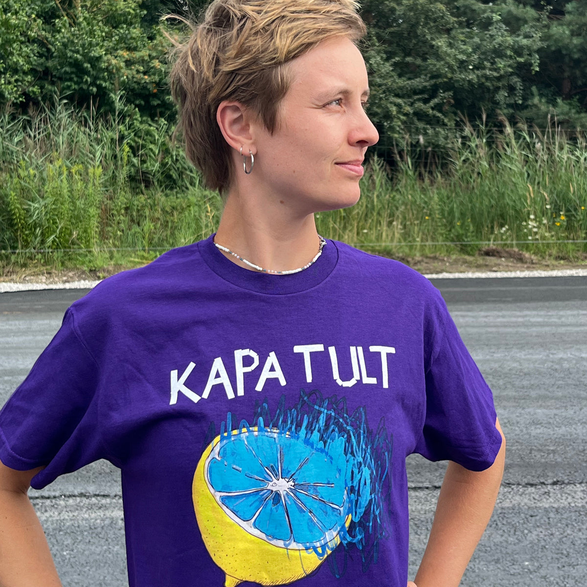 Kapa Tult - Zitrone lila - Shirt Unisex