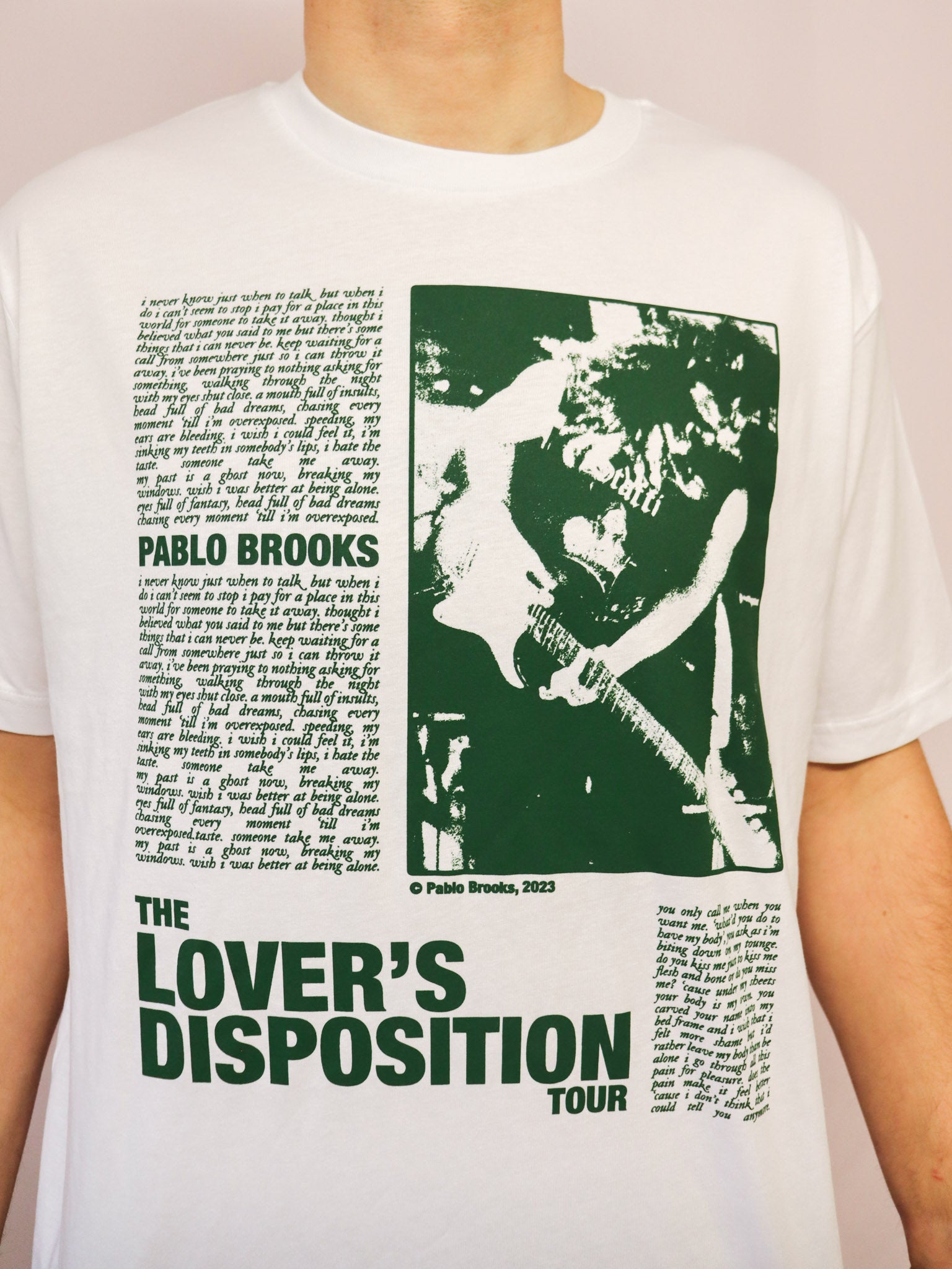 Pablo Brooks - The Lover´s Disposition Tour - Shirt Unisex