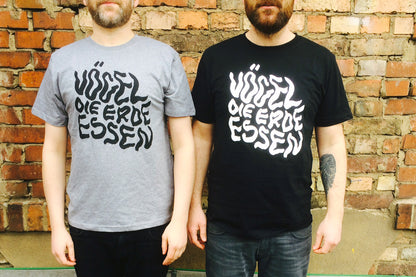 Vögel Die Erde Essen - Logo - Shirt Unisex